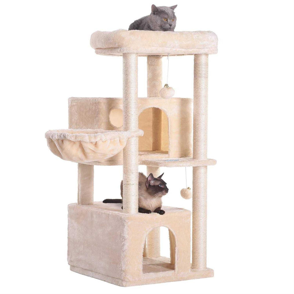 Cat Tree with Sisal-Covered Scratching Posts E794
