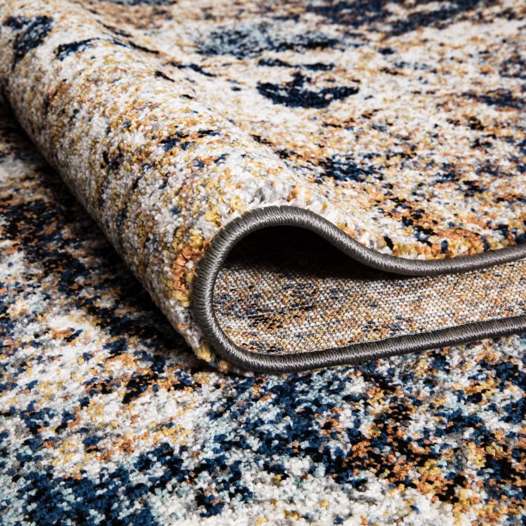 6x9 Non-Shedding Abstract Area Rug I173747