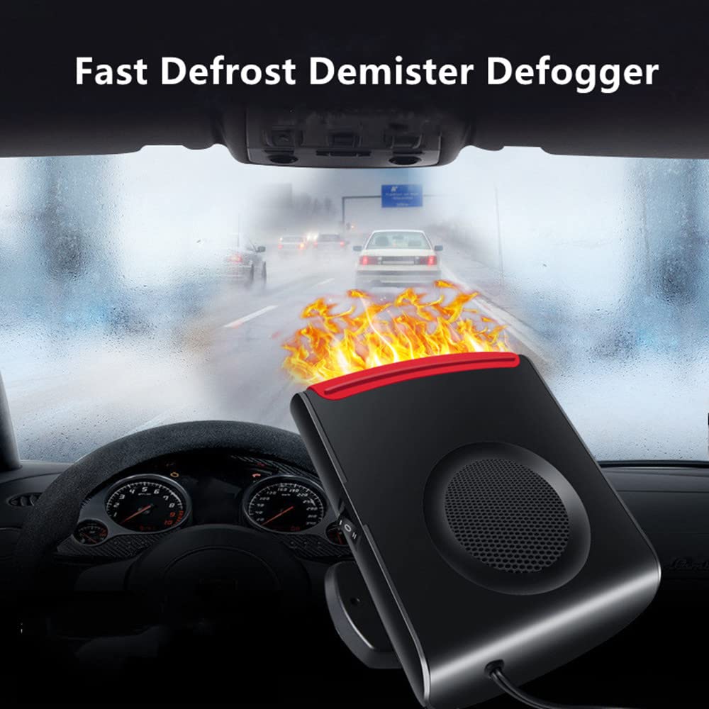 Portable 12V 150W Car Heater Defroster Fan with Cigarette Lighter Plug Q4477