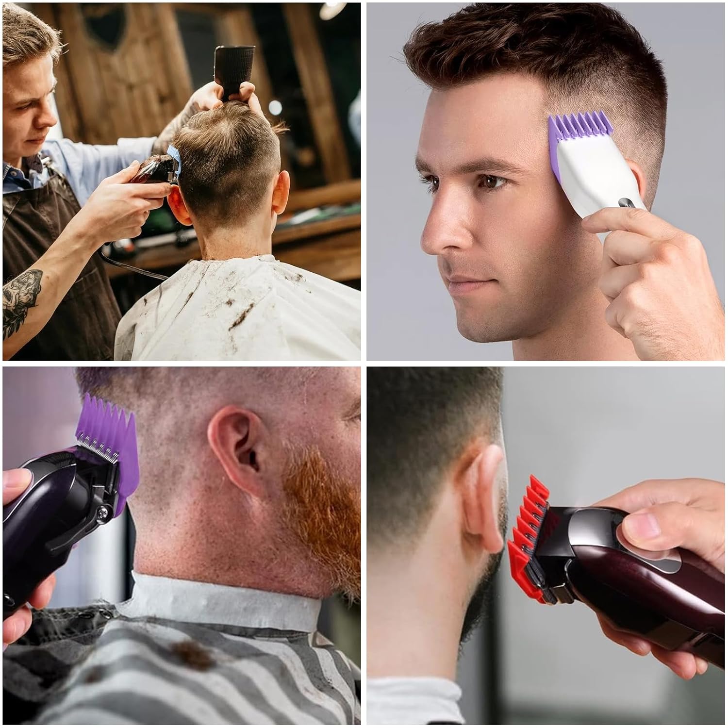 Hair Clipper Guards for Wahl Clippers from 1/8" to 1" E3586