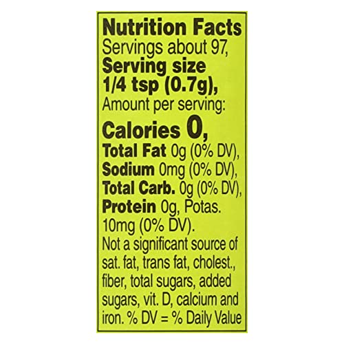 2.4 Ounce Fiesta Lime Salt-Free Seasoning Blend W402580