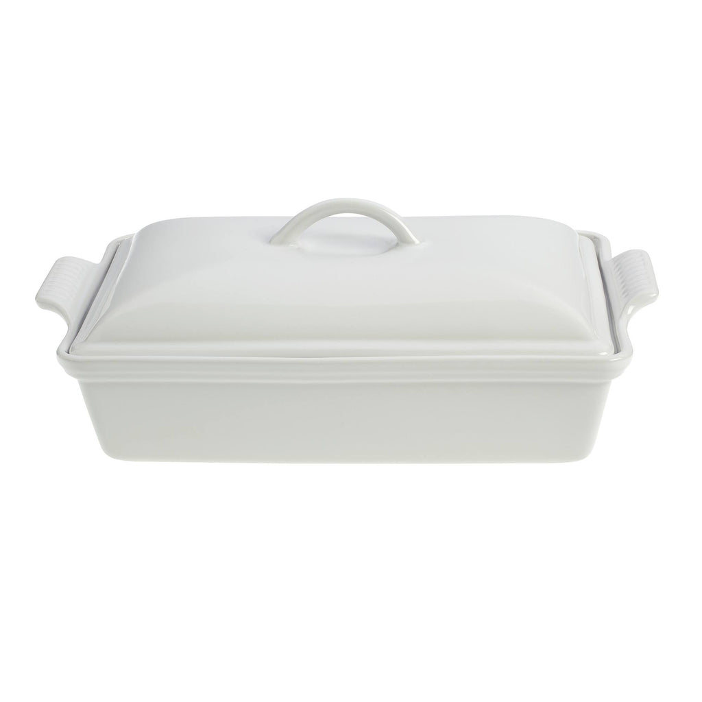 Heritage Stoneware Covered Rectangular Casserole, 4-Quart K984926
