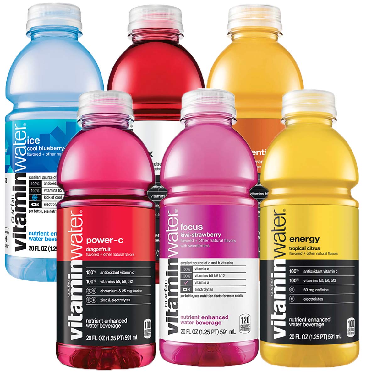 20 Oz Bottle Variety Pack Vitamin Water P9046