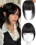 100% Real Human Hair Wispy Bangs Light Brown N654