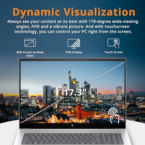 17.3" FHD Touchscreen Intel Core i7-1355U NVIDIA RTX 3050 64GB RAM 1TB SSD Grey Laptop U43131