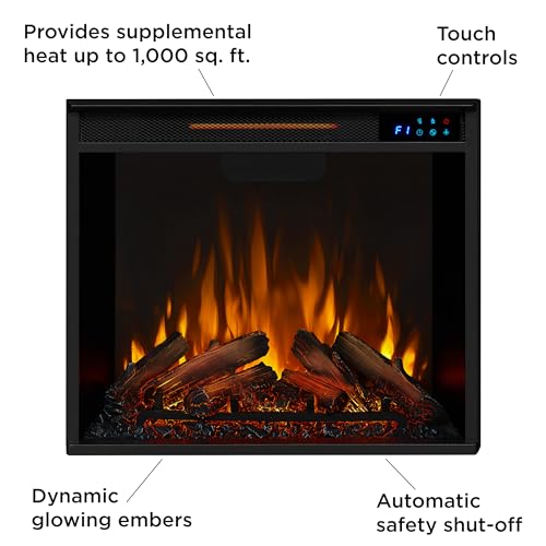 White 70" Electric Fireplace TV Stand with Adjustable Shelves M143