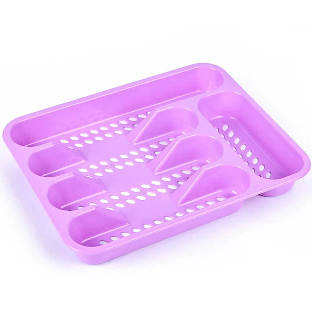 3 Count Kitchen Drawer Storage Tray with Lids Cutlery Organiser D959