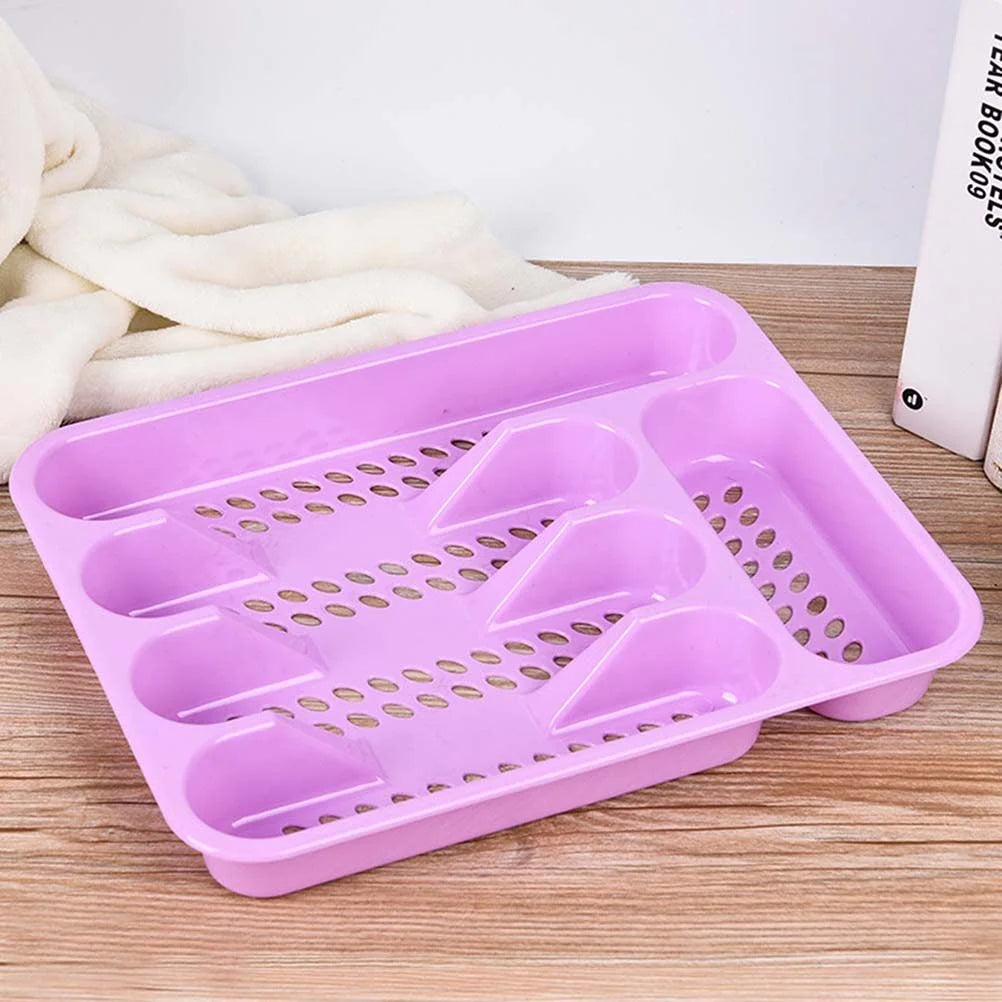 3 Count Kitchen Drawer Storage Tray with Lids Cutlery Organiser D959