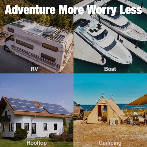 2PCS 100 Watt 12 Volt Monocrystalline Solar Panel C295454
