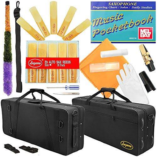 White-Gold Keys Alto Saxophone with Case J1658