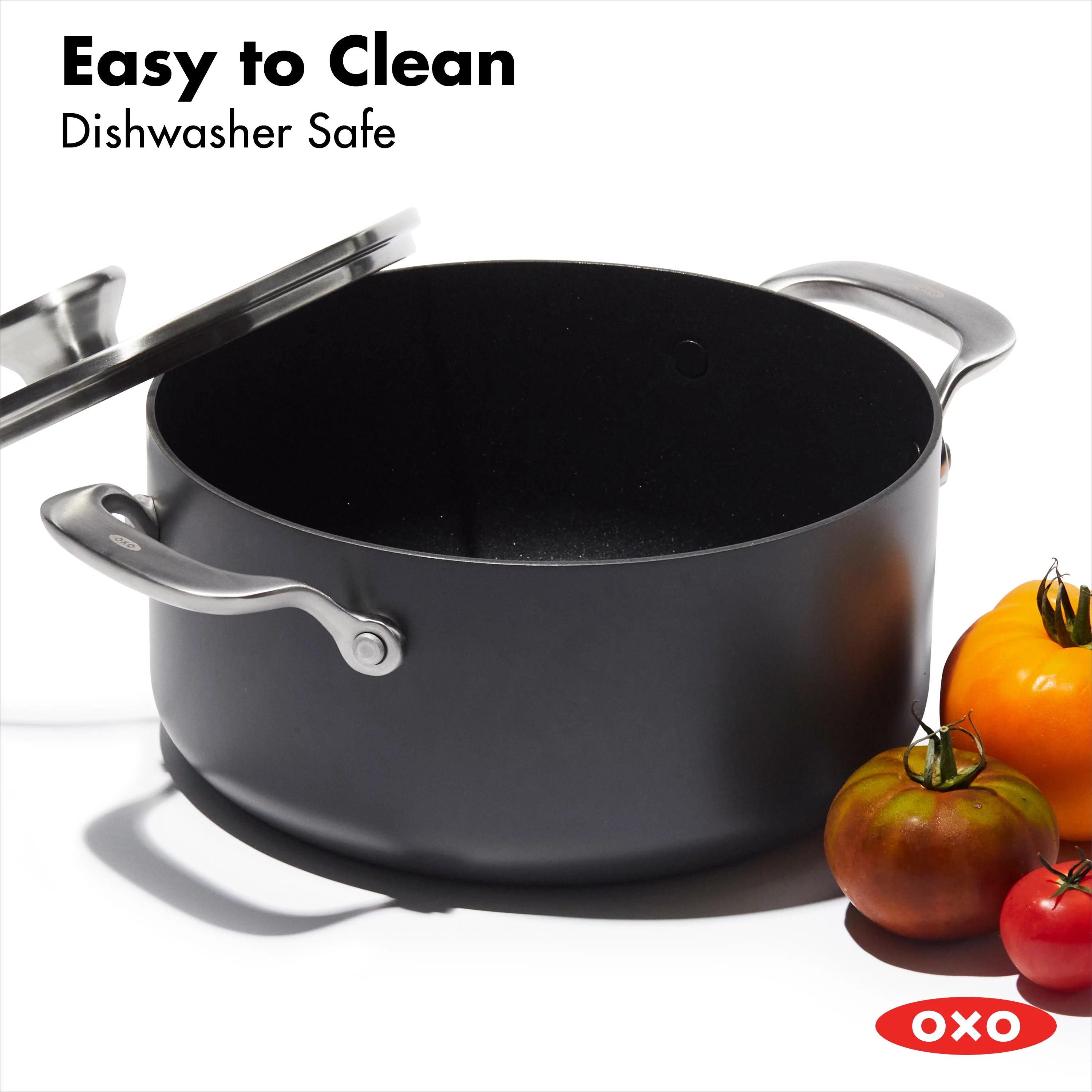 10 Piece Hard Anodized Nonstick Cookware Set, Black N254675