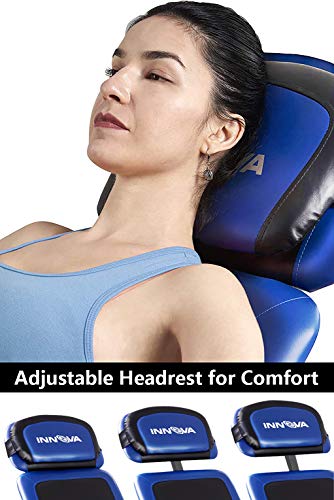 Black/Blue/Gray Inversion Table with Heat and Massage X424136