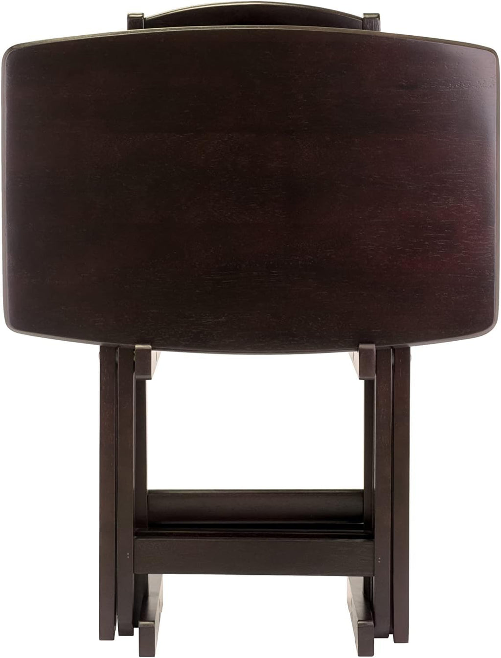 Espresso Folding Wooden Tray Table B73973