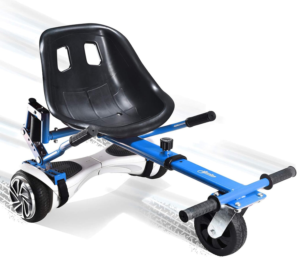 Black Hoverboard Seat Attachment with Off-Road Tire O373