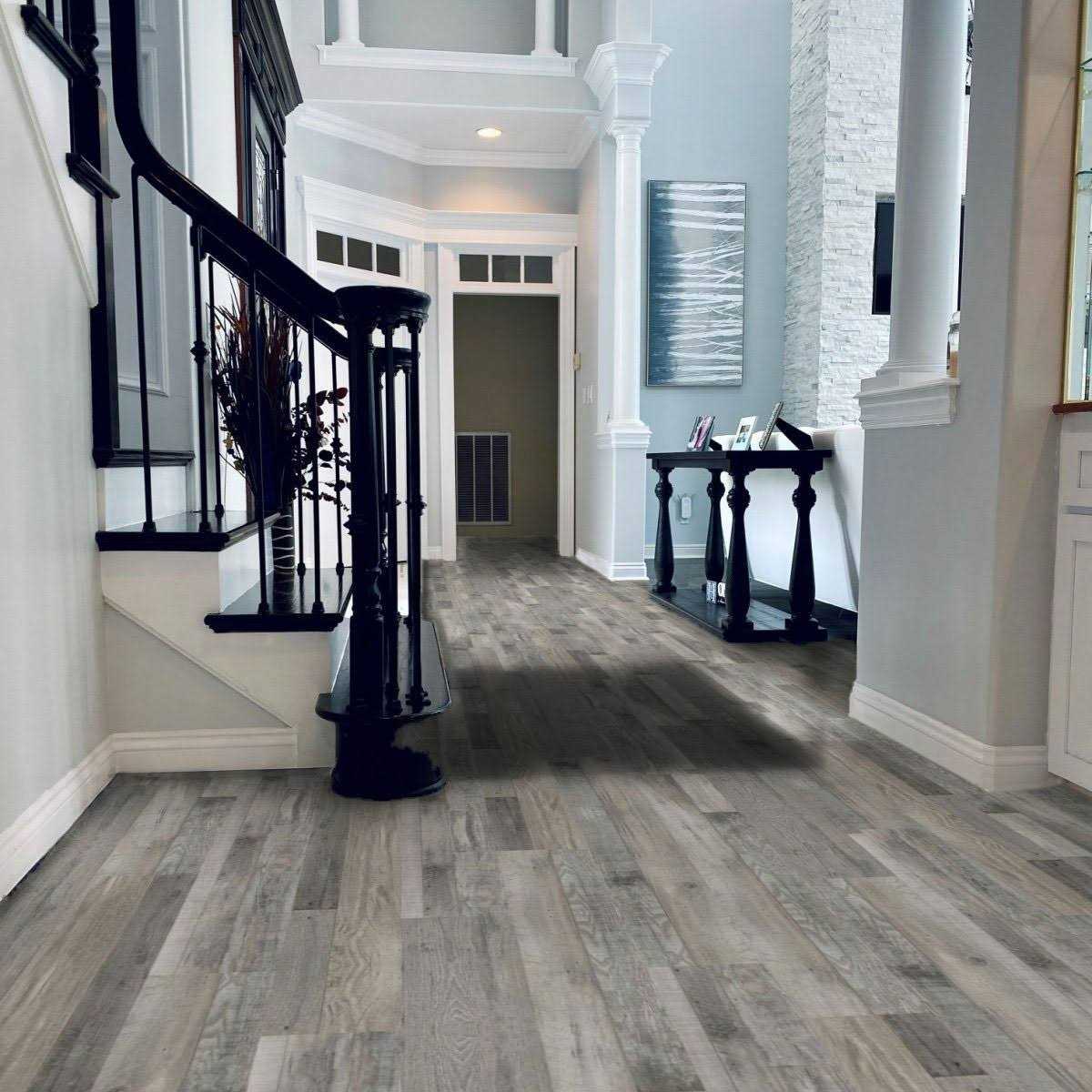 7 in. x 48 in. Rigid Core Luxury Vinyl Plank Flooring Z413