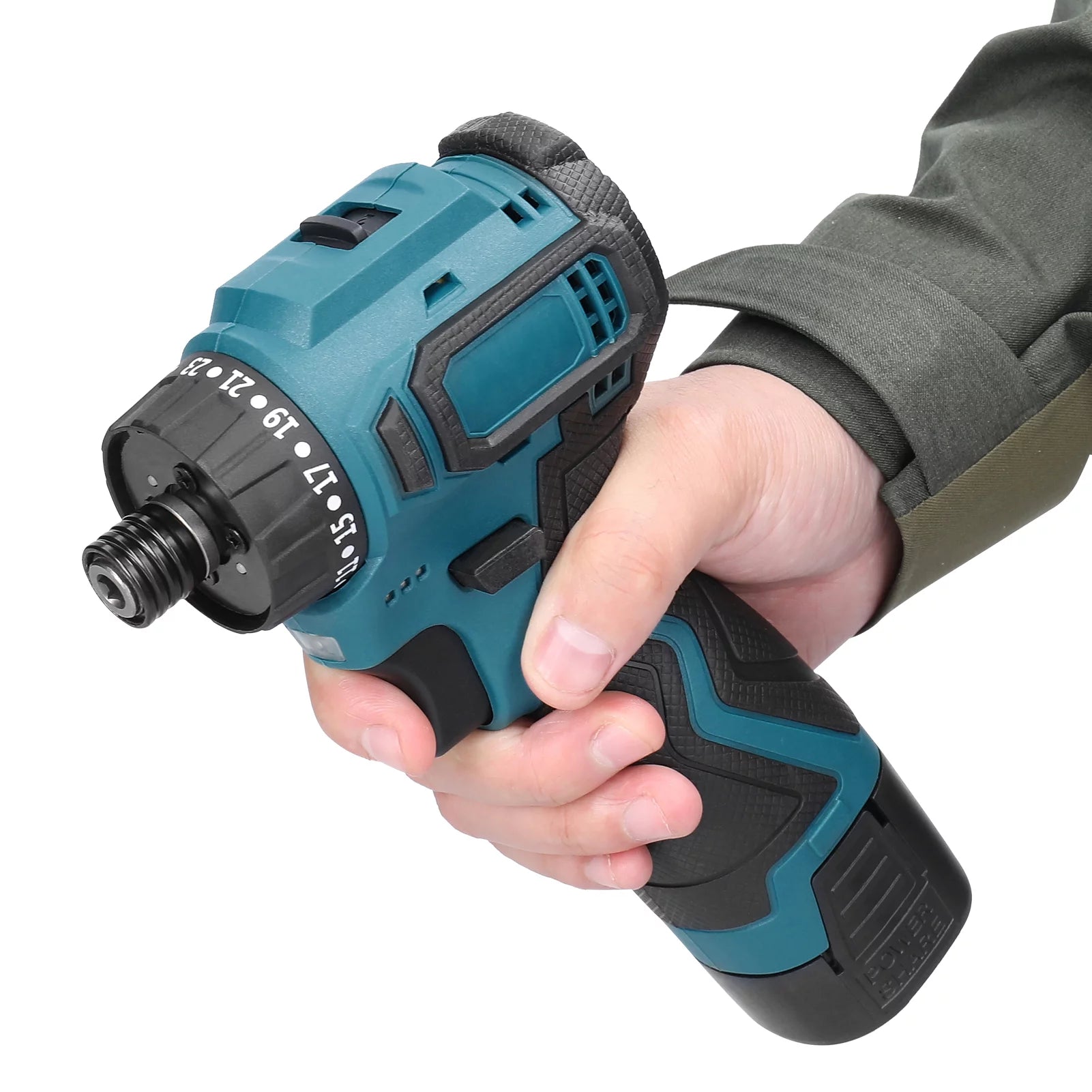 18V Electric Screwdriver Torque Adjustable 2 Speed Control Modes Brushless Motor Repair Tool Kit R353