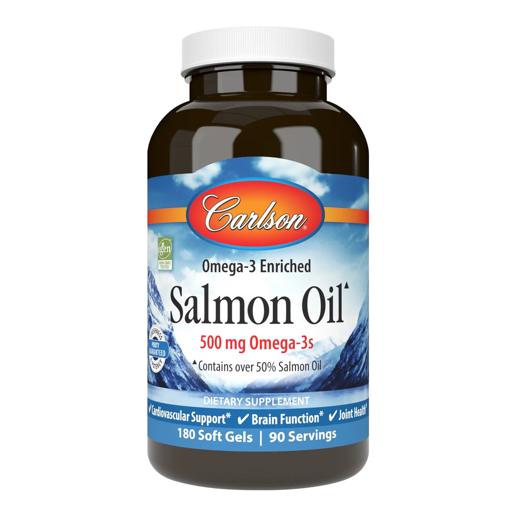 Norwegian Salmon Oil 500 mg Omega-3s 180 Softgels D90026