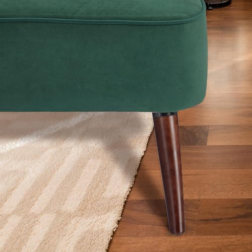 Velvet Gray Armless Accent Chair S9709