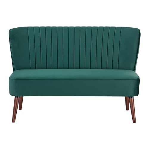 Velvet Gray Armless Accent Chair S9709
