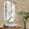 Recessed Medicine Cabinet Mirror with Beveled Edge F34124