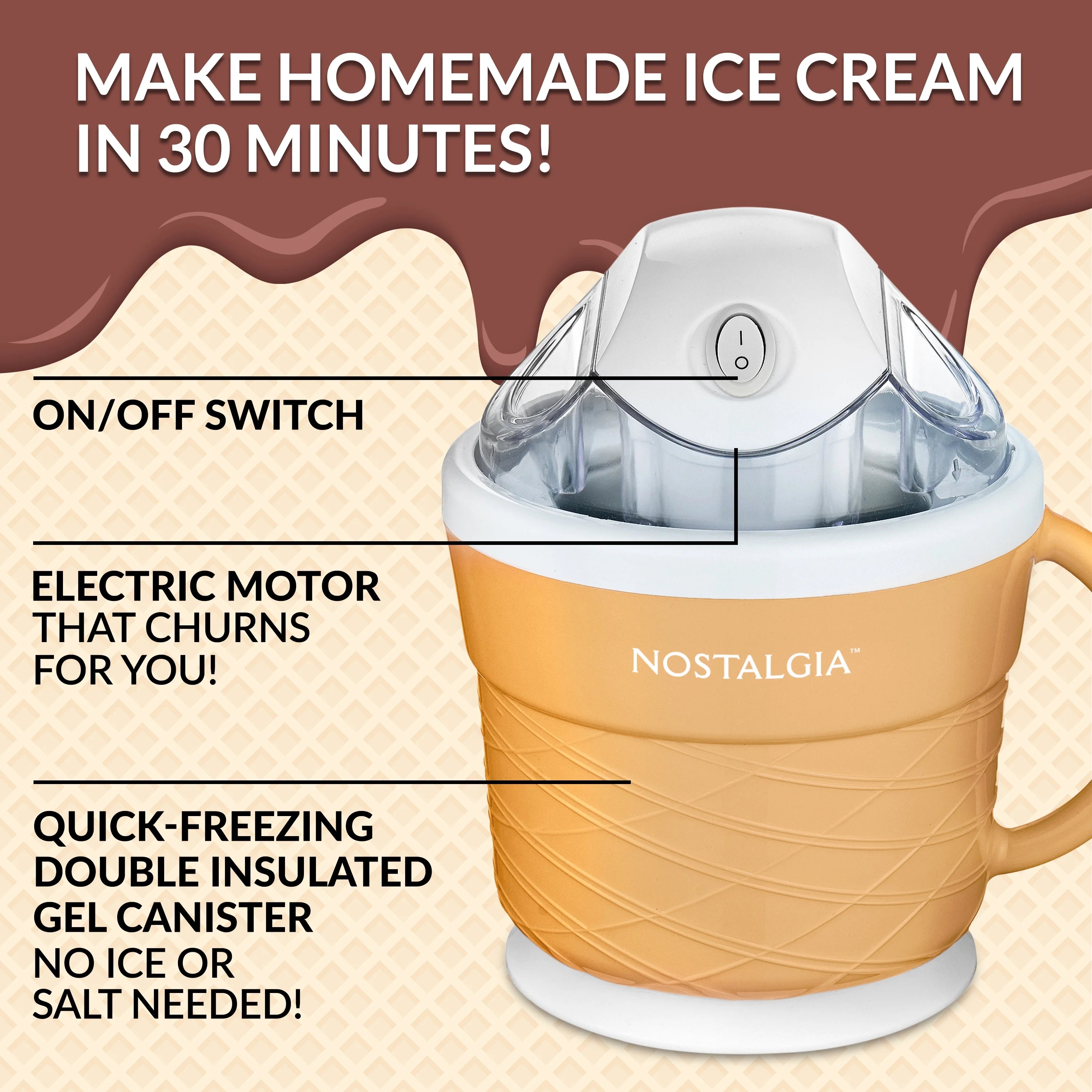 1.5-Pint Electric Ice Cream Maker K1999