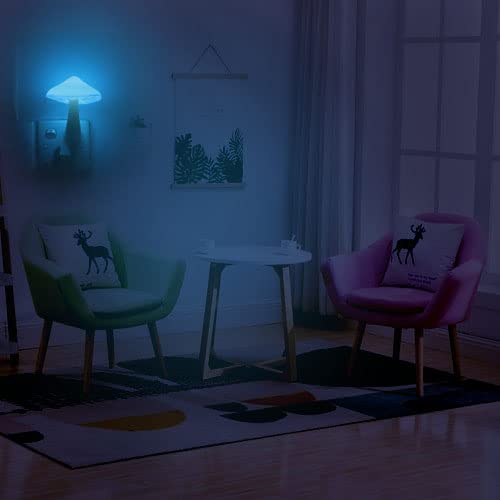5Pack Sensor LED Night Light Plug in Mushroom Light Y175