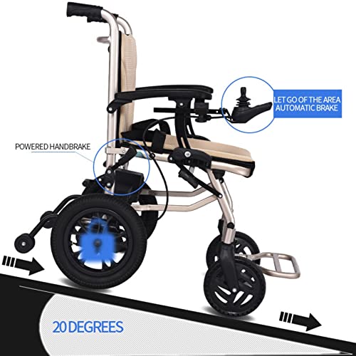 Lightweight Electric Power Wheelchair 380W Motor Portable Travel Wheel Chairs Y36970