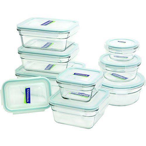 18-Piece Oven Safe Glass Container Set P827538