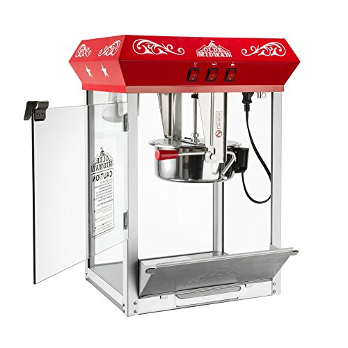Black 8-Ounce Popcorn Machine N4007
