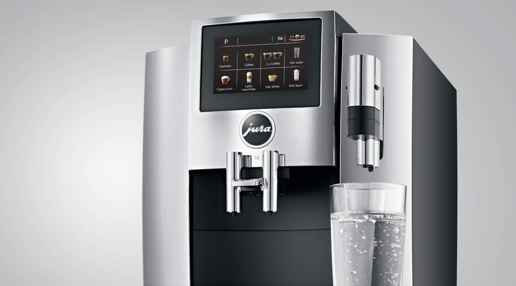 Chrome Automatic Coffee Machine, 64 ounces I908