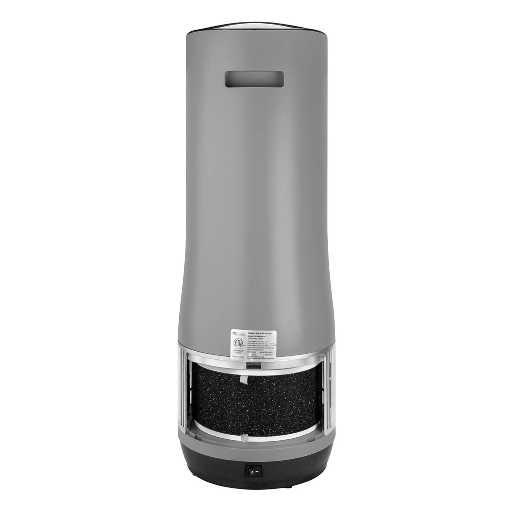 Gray 2 in 1 Air Purifier & Heater with HEPA Filtration C140324