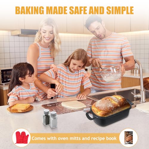 Cast Iron Loaf Pan with Lid W9585