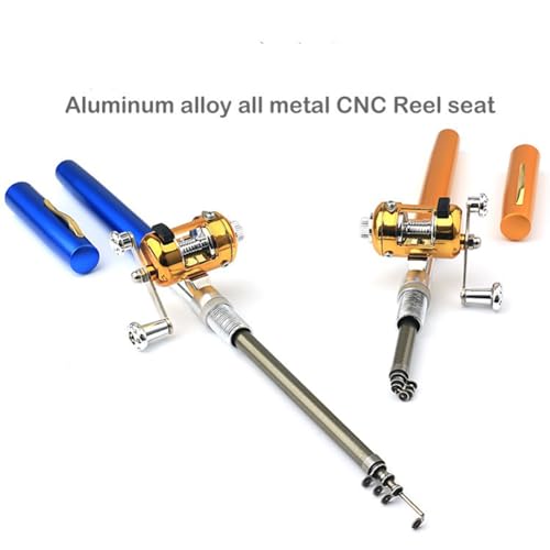 Portable Telescopic Fishing Rod with Spinning Reel Combo Kit Q575482
