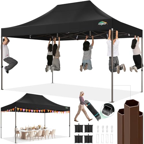 10x20 Pop up Canopy Tent with 6 Sidewalls and Roller Bag X3100