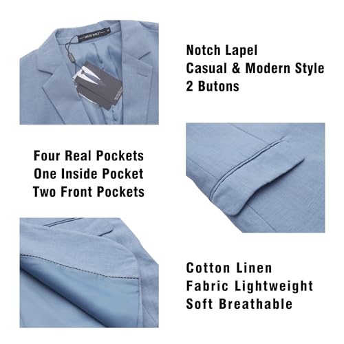 Lightweight Linen Casual Blazer B735846