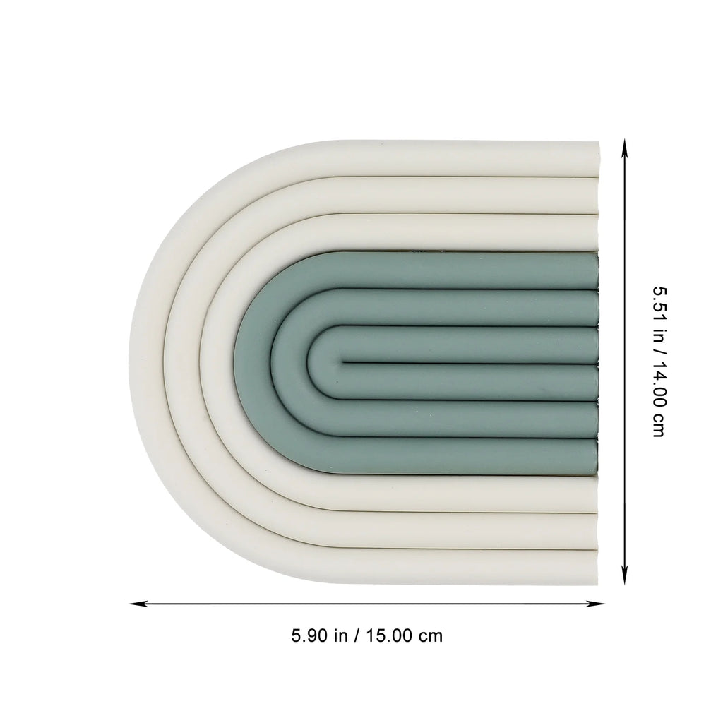 4 Pcs Anti-slip Kitchen Pot Pads Green Z876