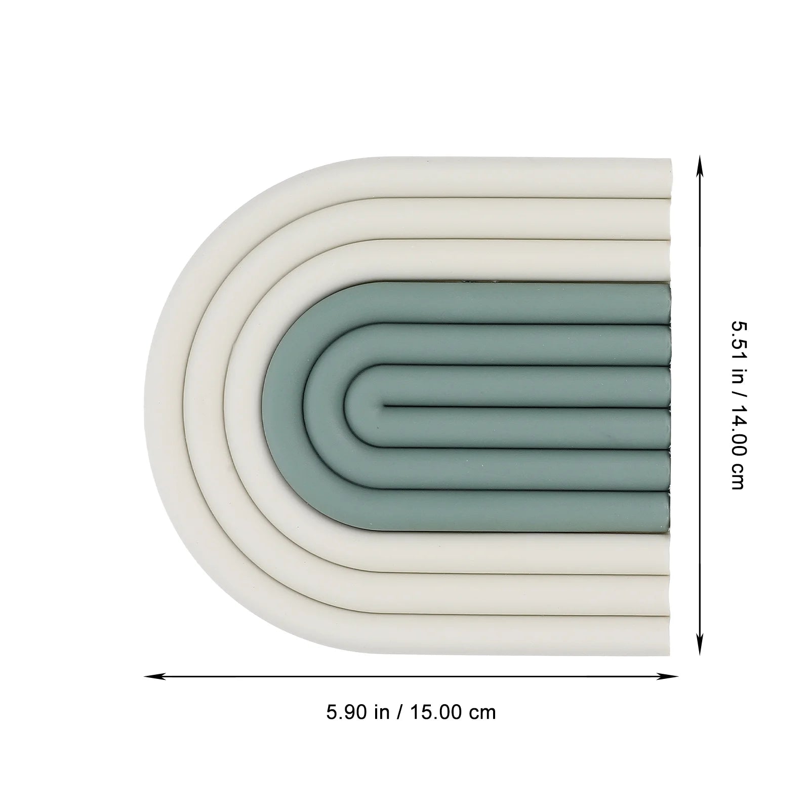 4 Pcs Anti-slip Kitchen Pot Pads Green Z876