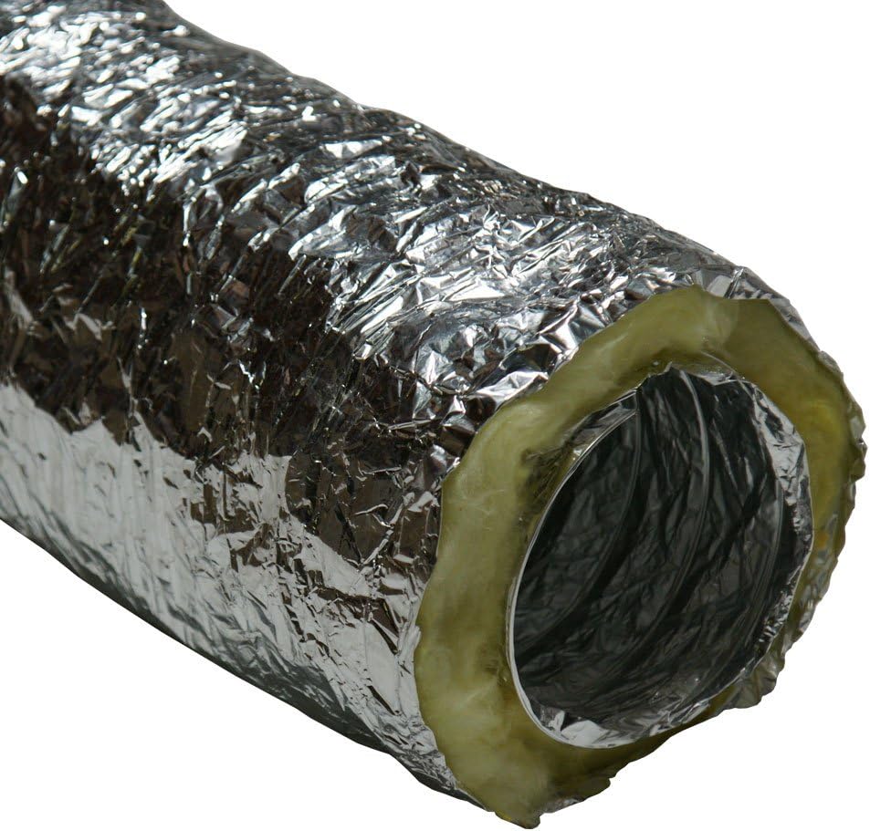 HVAC Insulated-Flex Ducting Ventilation Duct Hose, 10-Inch by 25-Feet D726663