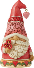 5 Inch Multicolor Gnome Holding Flowers Figurine Q247371