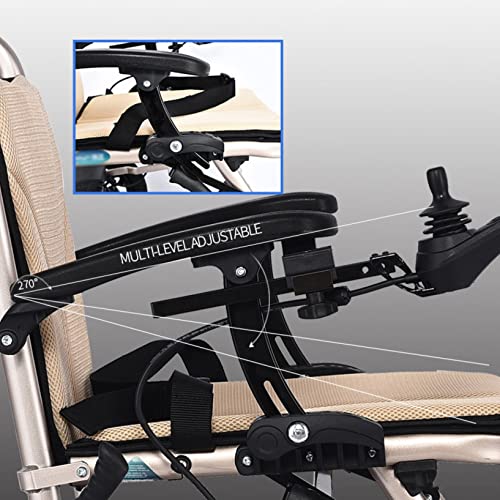 Lightweight Electric Power Wheelchair 380W Motor Portable Travel Wheel Chairs Y36970