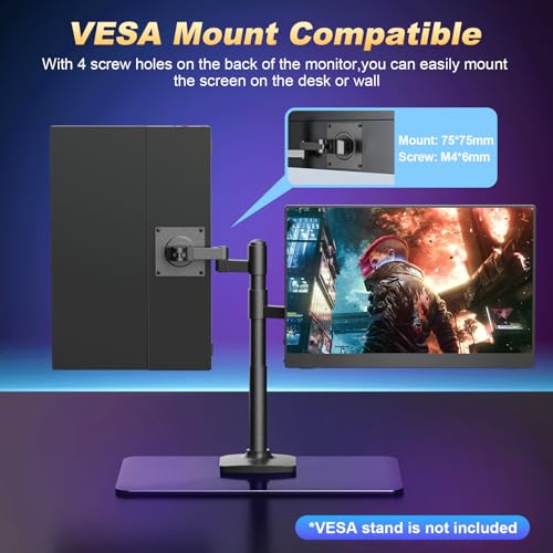 18.5 Inch 120Hz 1080P FHD IPS Portable Monitor Y4817