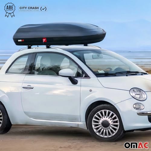 11.3 Cubic Feet Carbon Fiber Textured Car Rooftop Cargo Box O123