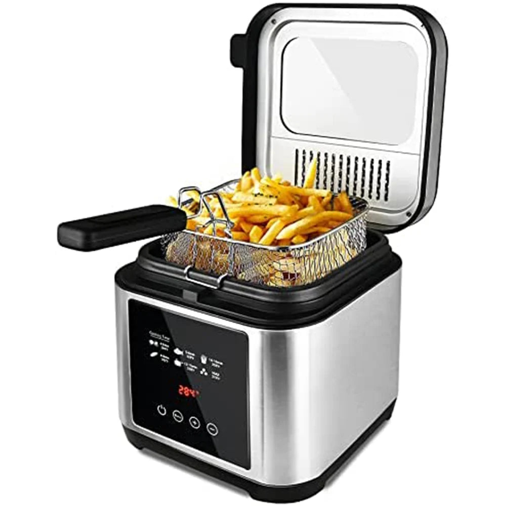 Stainless Steel Electric Deep Fryer with Basket, 2.5l S904