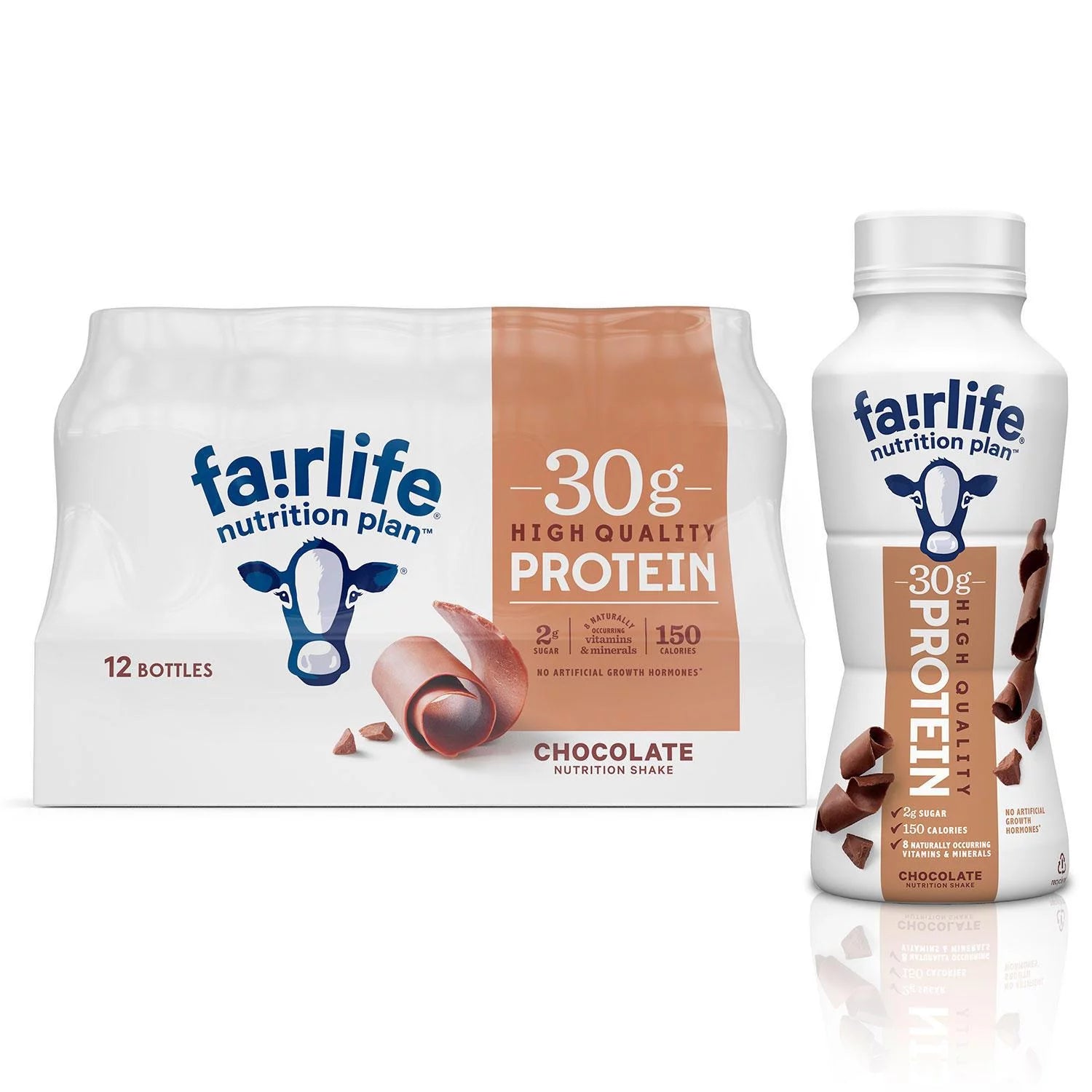 12 Pack 11.5 fl oz Chocolate Protein Shake O571