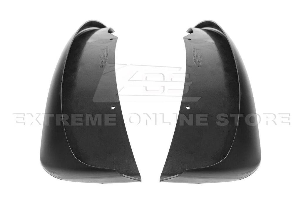GM Factory XL Extended Style Front & Rear Side Splash Guards Mud Flap Pair ( ABS Plastic - Matte Black ) Z82902
