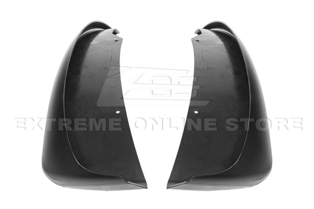 GM Factory XL Extended Style Front & Rear Side Splash Guards Mud Flap Pair ( ABS Plastic - Matte Black ) Z82902