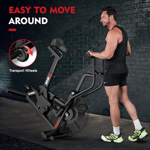 Exercise Bike with Air Resistance Bluetooth Fan Bike R3337