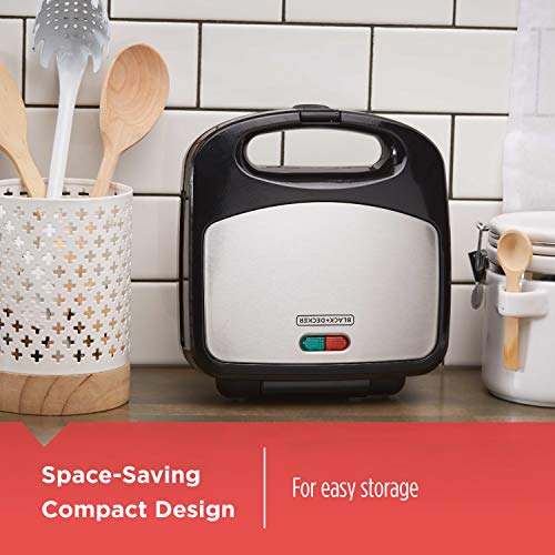 3-in-1 Waffle Iron, Grill and Sandwich Press, Non-Stick Removable Plates V20848