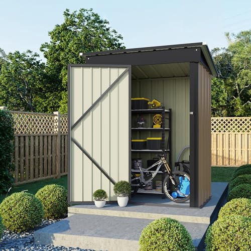 5 x 3 FT Waterproof Metal Garden Storage Shed W920