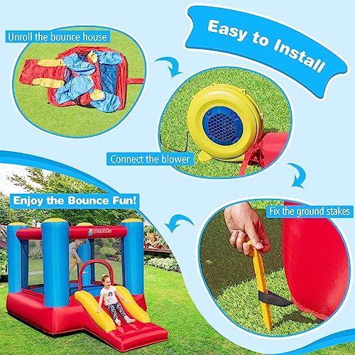 Inflatable Bounce House with Carry Bag, Repair Kit M513719